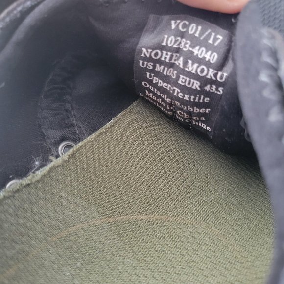 Olukai Nohea Moku Black Mesh Slip On Bungee Lace Shoes Men's Size 10.5 - Picture 5 of 6